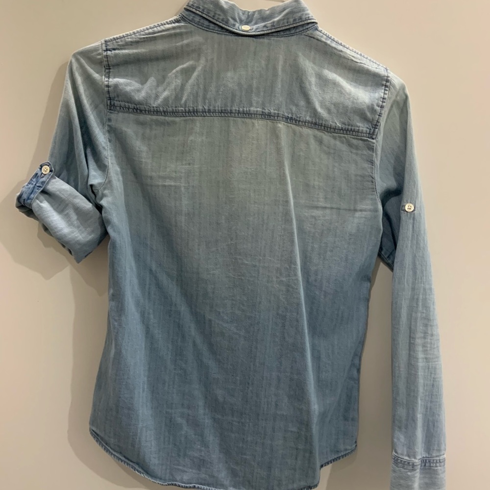 Jcrew Chambray Button Down - image 3